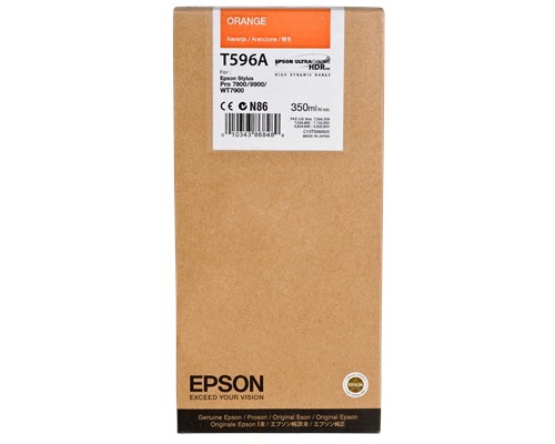 ~Brand New Original EPSON T596A00 INK / INKJET Cartridge Orange / Manage Products / Catalog / Magento Admin