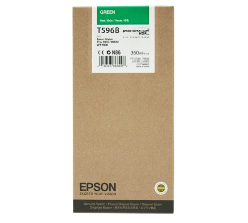 ~Brand New Original EPSON T596B00 INK / INKJET Cartridge Green