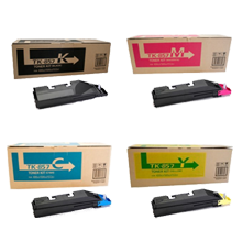 ~Brand New Original KYOCERA MITA TK-857 Laser Toner Cartridge Set Black Cyan Magenta Yellow