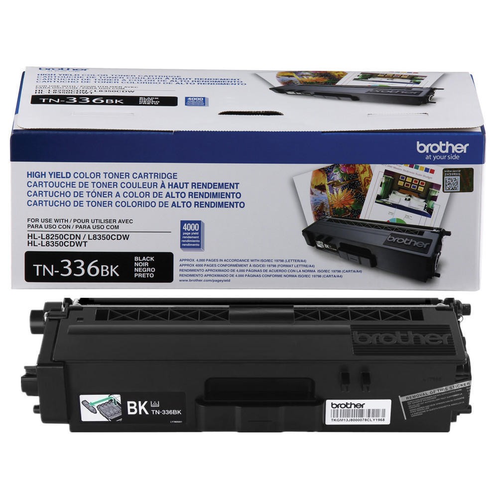 ~Brand New OEM Original BROTHER TN336BK High Yield Laser Toner Cartridge Black