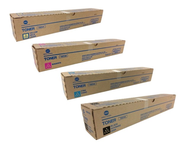 Brand New Original Konica Minolta TN-514 Toner Cartridge Combo BK/C/M/Y for Bizhub C458/C558/C658