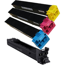 KONICA MINOLTA TN613 Laser Toner Cartridge Set Black Cyan Magtenta Yellow