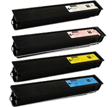 TOSHIBA TFC25 Laser Toner Cartridge Set Black Cyan Magenta Yellow