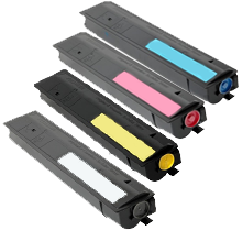 TOSHIBA TFC30U Laser Toner Cartridge Set Black Cyan Magenta Yellow