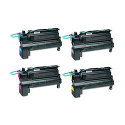 Lexmark X792 Laser Toner Cartridge Set Extra High Yield Black Cyan Yellow Magenta 