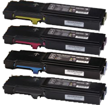 XEROX 6600 / 6605 High Yield Laser Toner Cartridge Set Black Cyan Magenta Yellow