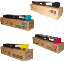 ~Brand New Original Xerox 6R0122 Laser Toner Cartridge Set Black Cyan Magenta Yellow