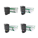 Brand New Original LEXMARK Low Yield CS720 / C725 / CX725 Laser Toner Cartridge Set Black Cyan Magenta Yellow