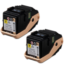 XEROX 106R02604 Laser Toner Cartridge Yellow Dual Pack