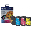 ~Brand New Original BROTHER LC613PKS INK / INKJET Cartridge 3 Pack Color Set Cyan Yellow Magenta