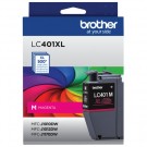 Brand New Original Brother LC401XLMS HIgh Yield Magenta Ink Cartridge