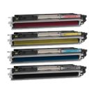 Made in Canada HP 126A Laser Toner Cartridge Set Black Cyan Magenta Yellow