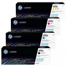 ~Brand New Original HP CF410X Laser Toner Cartridge High Yield Set Black Cyan Yellow Magenta