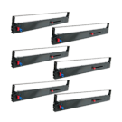 6 Pack Okiadata 41708209 laser Toner Cartridge Black