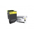 Brand New Original Lexmark 71B0H40 Yellow High Yield Laser Toner Cartridge