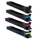 Konica Minolta 4650 / 4690 High Yield Laser Toner Cartridge Set Black Cyan Yellow Magenta