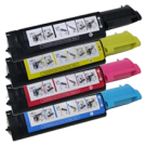 DELL 3010 Laser Toner Cartridge Set Black Cyan Yellow Magenta