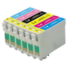 EPSON T048 INK / INKJET Cartridge Set Black Cyan Yellow Magenta Light Cyan Light Magenta