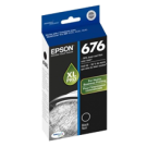 Brand New Original EPSON T676XL120 676XL High Yield INK / INKJET Cartridge Black