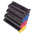 Konica Minolta 2200 Laser Toner Cartridge Set Black Cyan Yellow Magenta