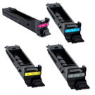 Konica Minolta TN318 Laser Toner Cartridge Set Black Cyan Yellow Magenta