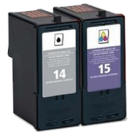 LEXMARK 18C2090 / 18C2110 INK / INKJET Cartrdige Combo Pack Black Tri-Color