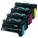 LEXMARK C750 Set Laser Toner Cartridges Set Black Cyan Yellow Magenta High Yield