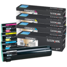 ~Brand New Original LEXMARK / IBM C930 Laser Toner Cartridge Set Black Cyan Yellow Magenta