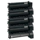 LEXMARK / IBM C752 / C762 High Yield Laser Toner Cartridge Set Black Cyan Yellow Magenta