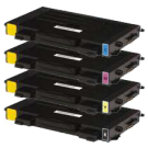 SAMSUNG CLP500 Laser Toner Cartridge Set Black Cyan Yellow Magenta
