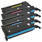 SAMSUNG CLP-600 Laser Toner Cartridge Set Black Cyan Yellow Magenta