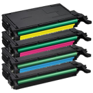 Compatible with SAMSUNG CLP-770 Laser Toner Cartridge Set Black Cyan Yellow Magenta