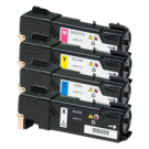 Xerox 6140 Laser Toner Cartridge Set Black Cyan Yellow Magenta