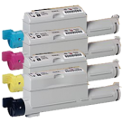 Xerox / TEKTRONIX 6360 Laser Toner Cartridge Set Black Cyan Yellow Magenta High Yield