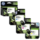 Brand New Original HP 934XL / 935XL INK / INKJET Cartridge High Yield Set Black Yellow Cyan Magenta