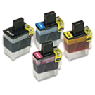 Brother LC41 Ink Cartridge Set Black Cyan Yellow Magenta