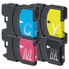 Brother LC61 Ink Cartridge Set Black Cyan Yellow Magenta