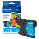 Brand New Original BROTHER LC61C INK / INKJET Cartridge Cyan