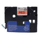 BROTHER P-Touch Label Laminated Tape TZ-451 - 1" x 26.2' Black on Red