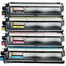 Brother TN210 Laser Toner Cartridge Set Black Cyan Yellow Magenta