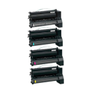 Lexmark C780 / X782 Laser Toner Cartridge Set Black Cyan Magenta Yellow High Yield