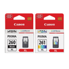 Brand New Original Canon 260XL / 261XL Ink / Inkjet Cartridge Set High Yield