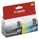 ~Brand New Original CANON PG40 / CL41 INK / INKJET Cartridge Combo Black Tri-Color