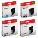 Brand New Original CANON PGI-2200 INK / INKJET Catridge Set Black Yellow Magenta Cyan