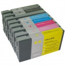 EPSON Pro 9600 DYE INK / INKJET Cartridge Set Black Cyan Yellow Magenta Light Cyan Light Magenta DYE