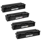 HP 206X High Yield Laser Toner Cartridge Set Black Cyan Magenta Yellow No Chip