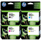 Brand New Original HP 950 / 951 XL INK/INKJET Cartridge Set Black Cyan Yellow Magenta