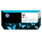 ~Brand New Original HP C4822A (HP 80) Printhead and Printhead Cleaner Magenta