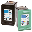 HP C8765WN / C8766WN (94 / 95) INK / INKJET Cartridge Combo Pack Black Tri-Color