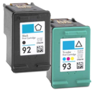 HP C9361W / C9362W (93 / 92) INK / INKJET Cartridge Combo Pack Black Tri-Color